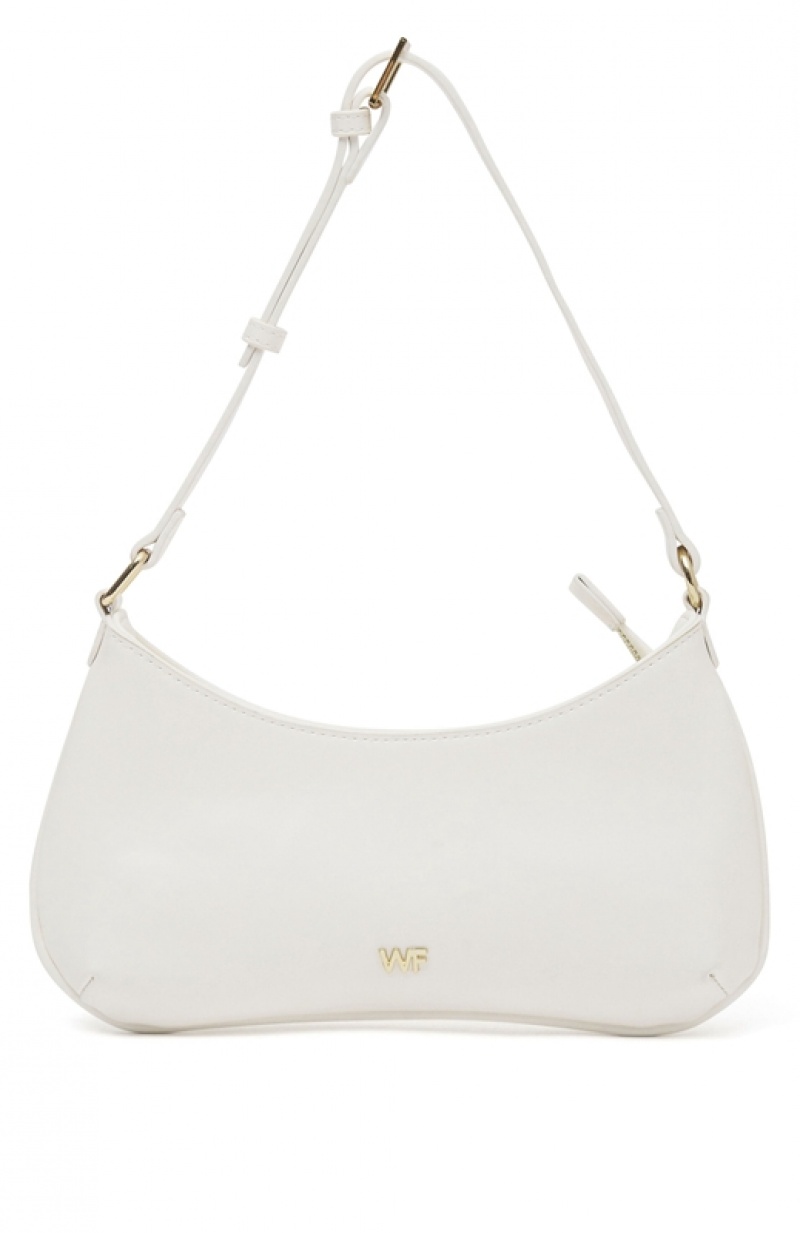 Beige White Fox Angie Women's Shoulder Bags | XYDT-06189