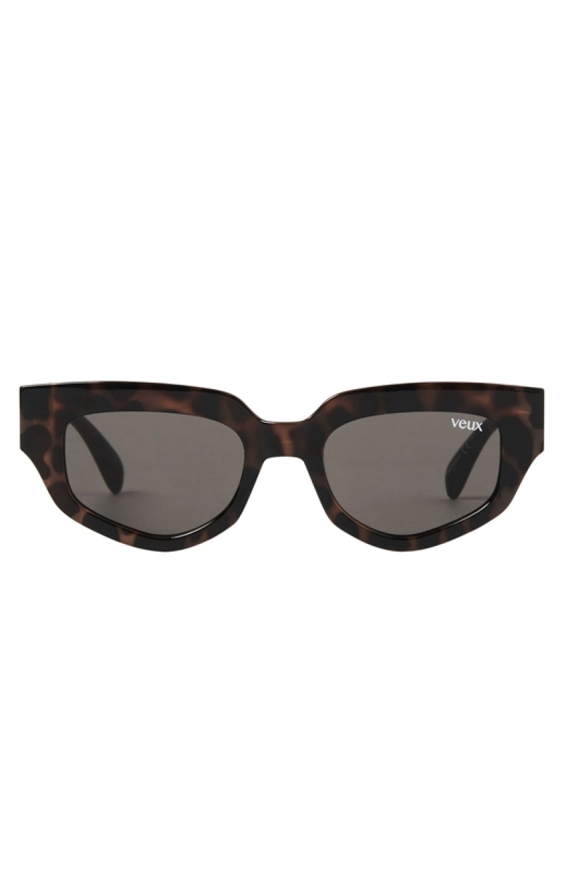 Black White Fox Amalfi Women's Sunglasses | ULGW-65170