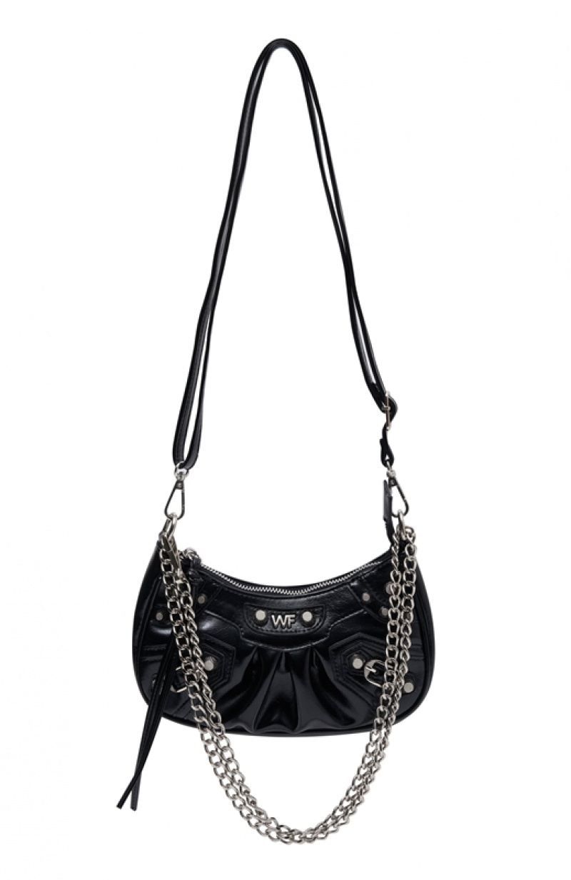 Black White Fox Harlow  Women's Bags | YQPU-28607