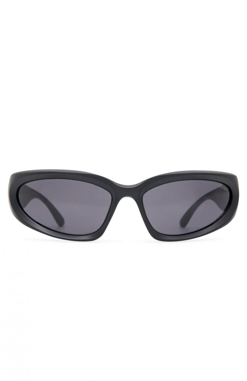 Black White Fox Mamba Women's Sunglasses | QLTR-13465