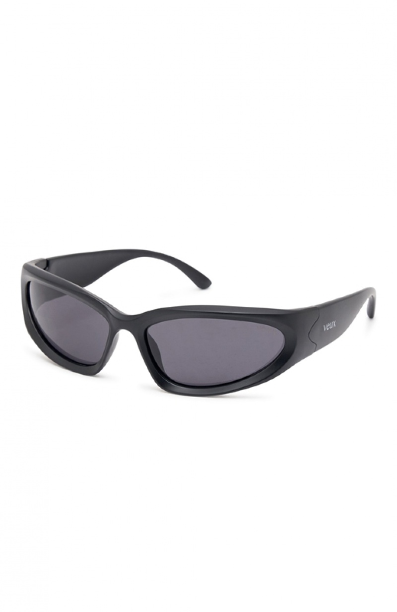 Black White Fox Mamba Women's Sunglasses | QLTR-13465