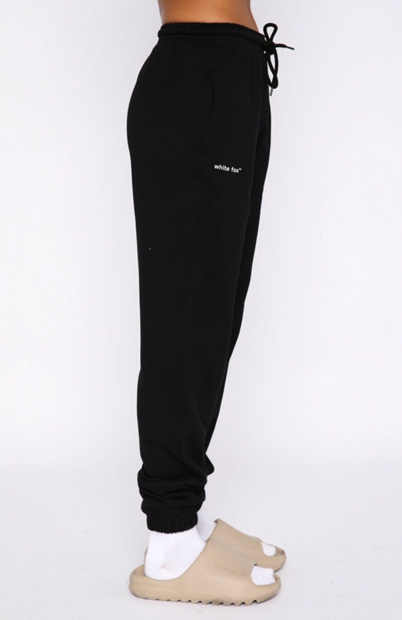 Black White Fox Not An Issue Women's Sweatpants | QPDZ-09561