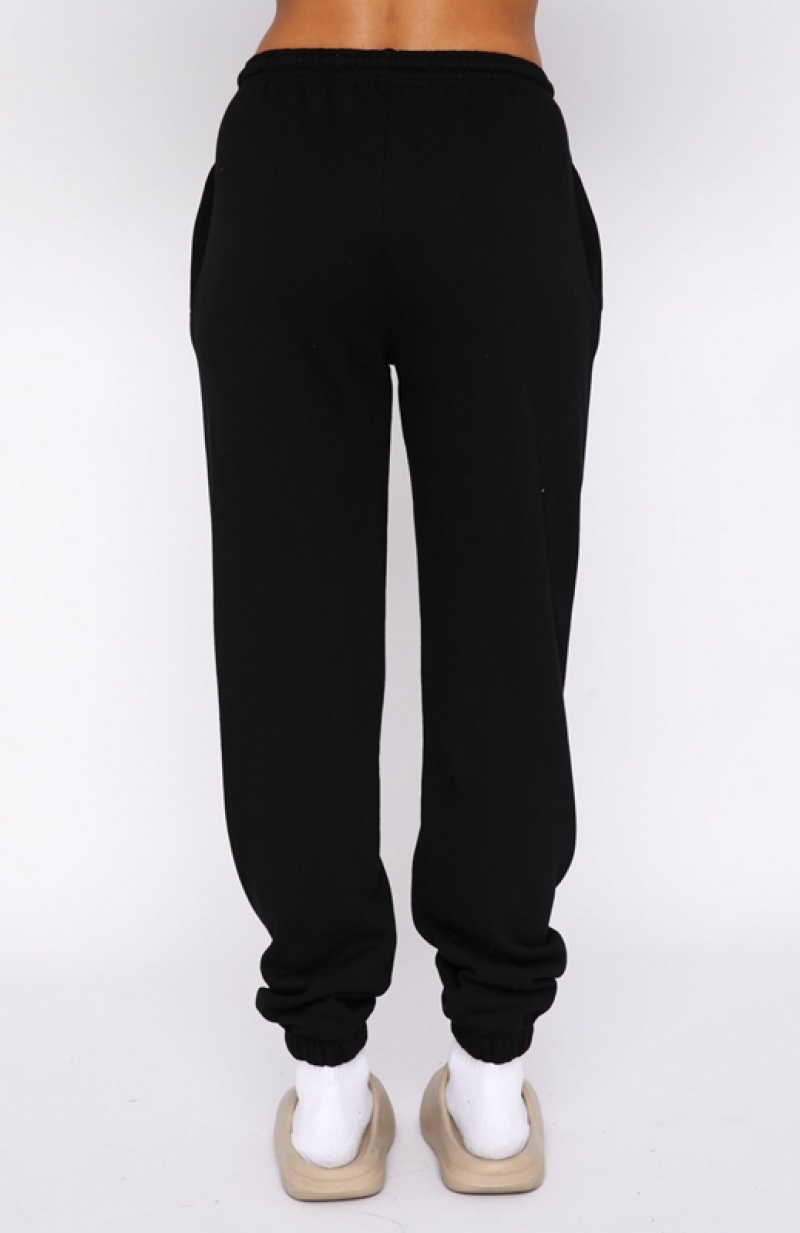 Black White Fox Not An Issue Women's Sweatpants | QPDZ-09561