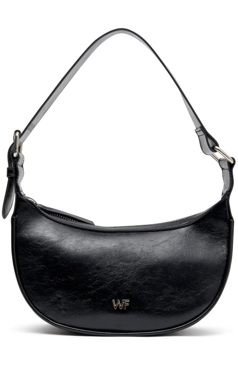 Black White Fox Orelia  Women's Shoulder Bags | RTFO-08469