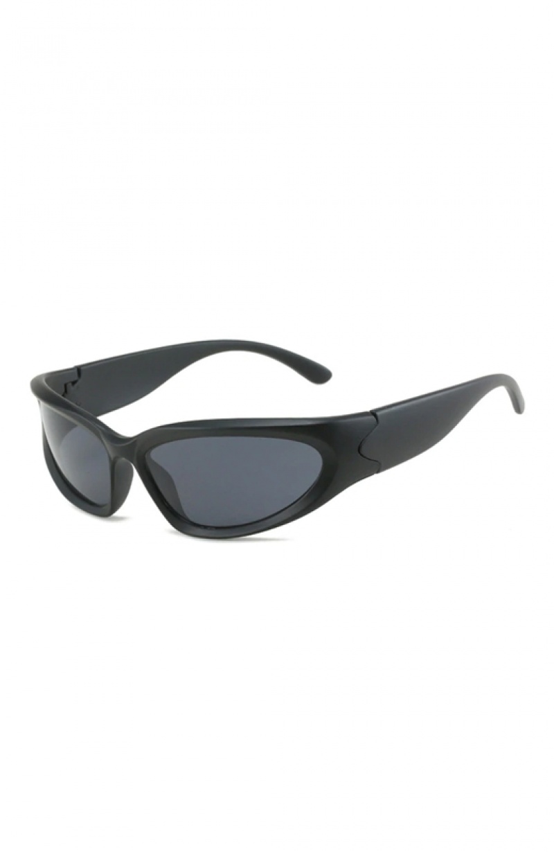 Black White Fox Viper Women's Sunglasses | GMJO-37841