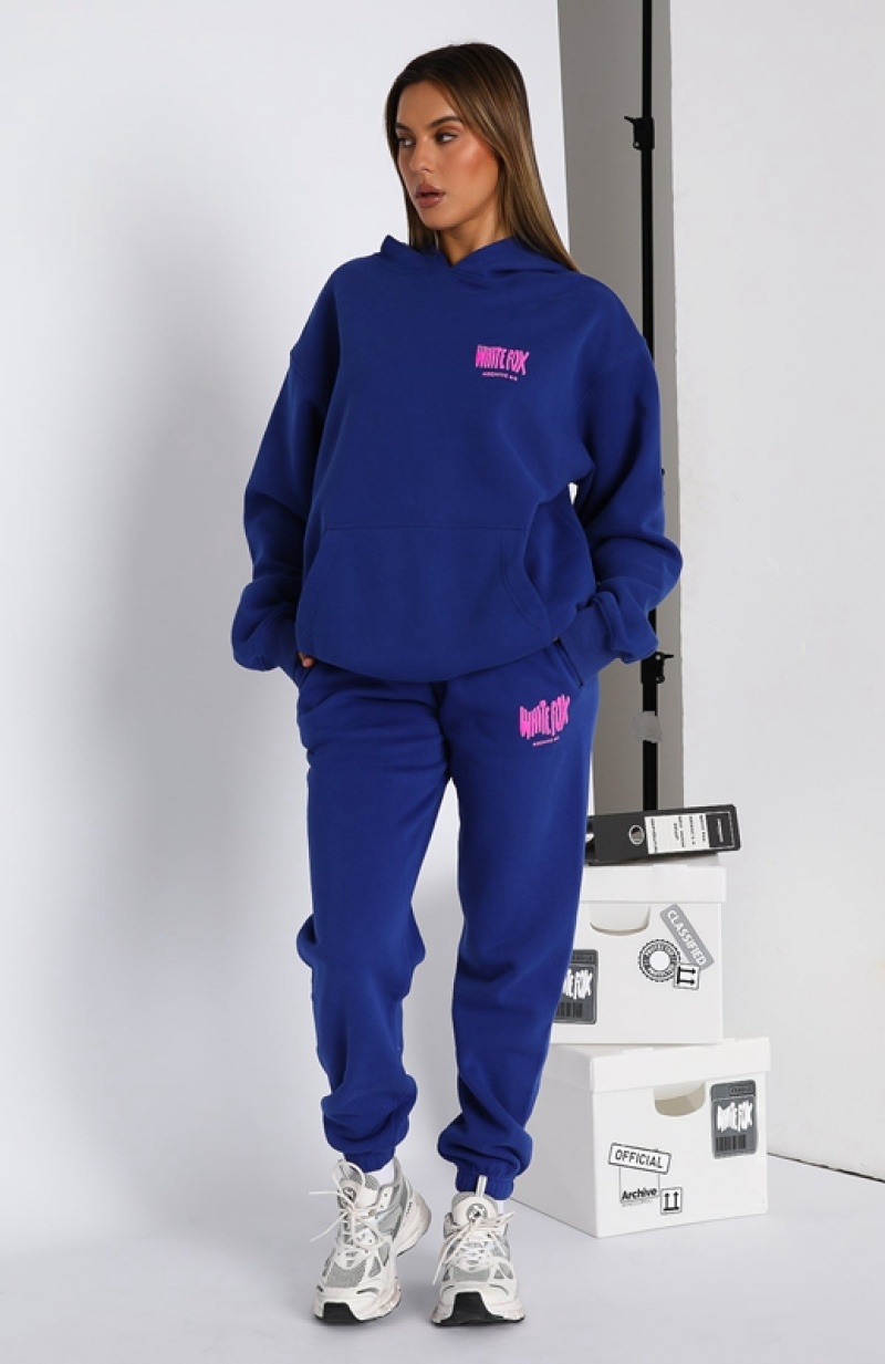 Blue White Fox Archive 6.0 Women's Sweatpants | DWKN-26845