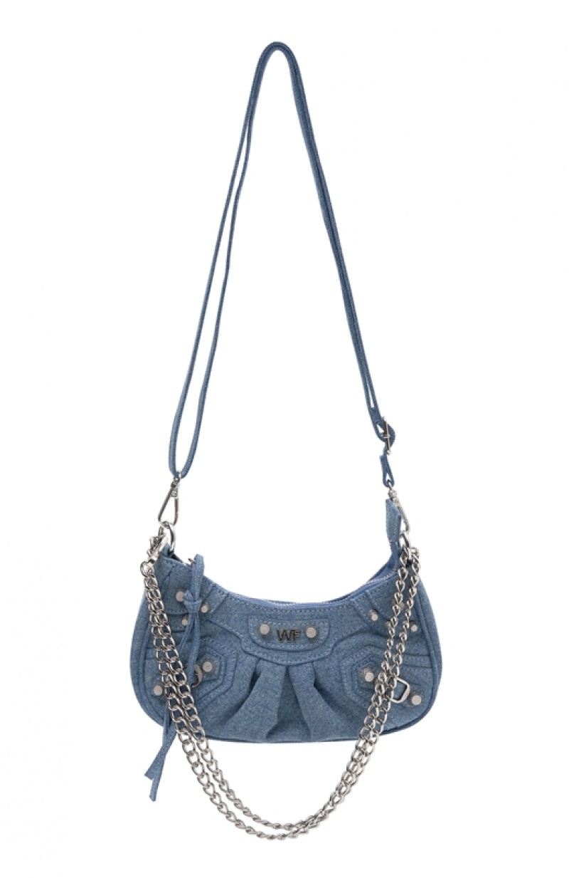 Blue White Fox Harlow  Women's Bags | ROEF-43215