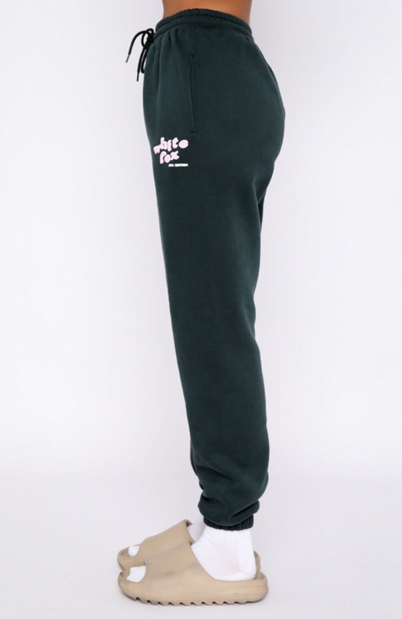 Green White Fox 4th Edition Women's Sweatpants | XQVE-79264