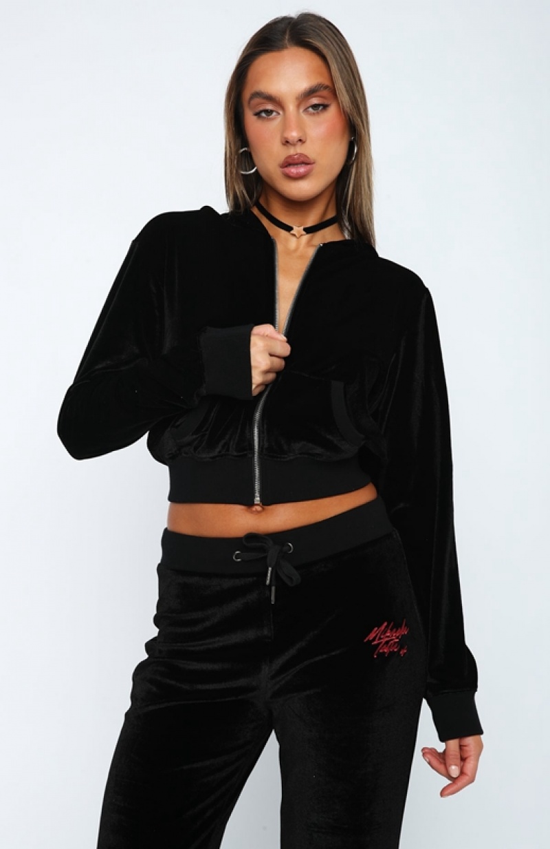 Grey Black White Fox Shadow Banned Cropped Women's Jackets | UREP-09531