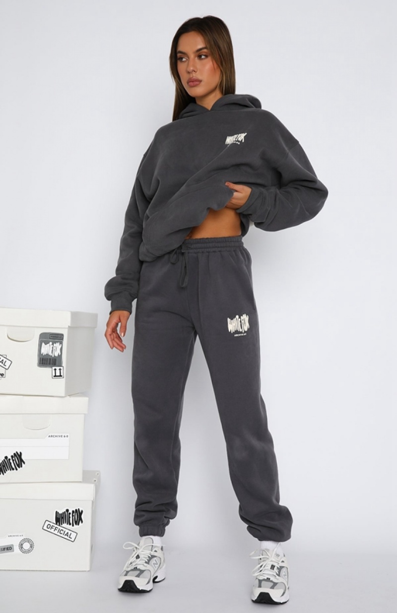 Grey White Fox Archive 6.0 Women's Sweatpants | KOFM-83524