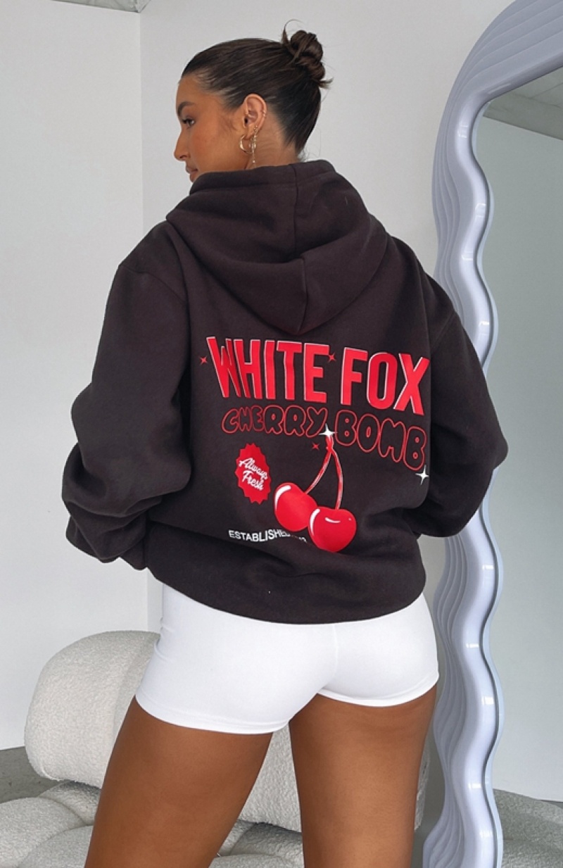 Grey White Fox Don\'t Waste Time Women\'s Hoodie | ONDY-86075