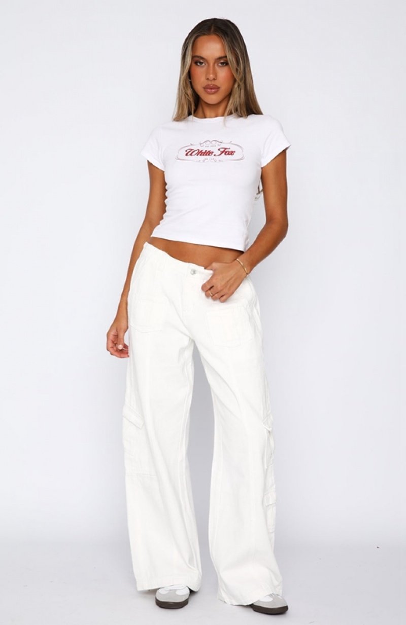 White White Fox Wait A Minute Women's Pants | BZAY-10278