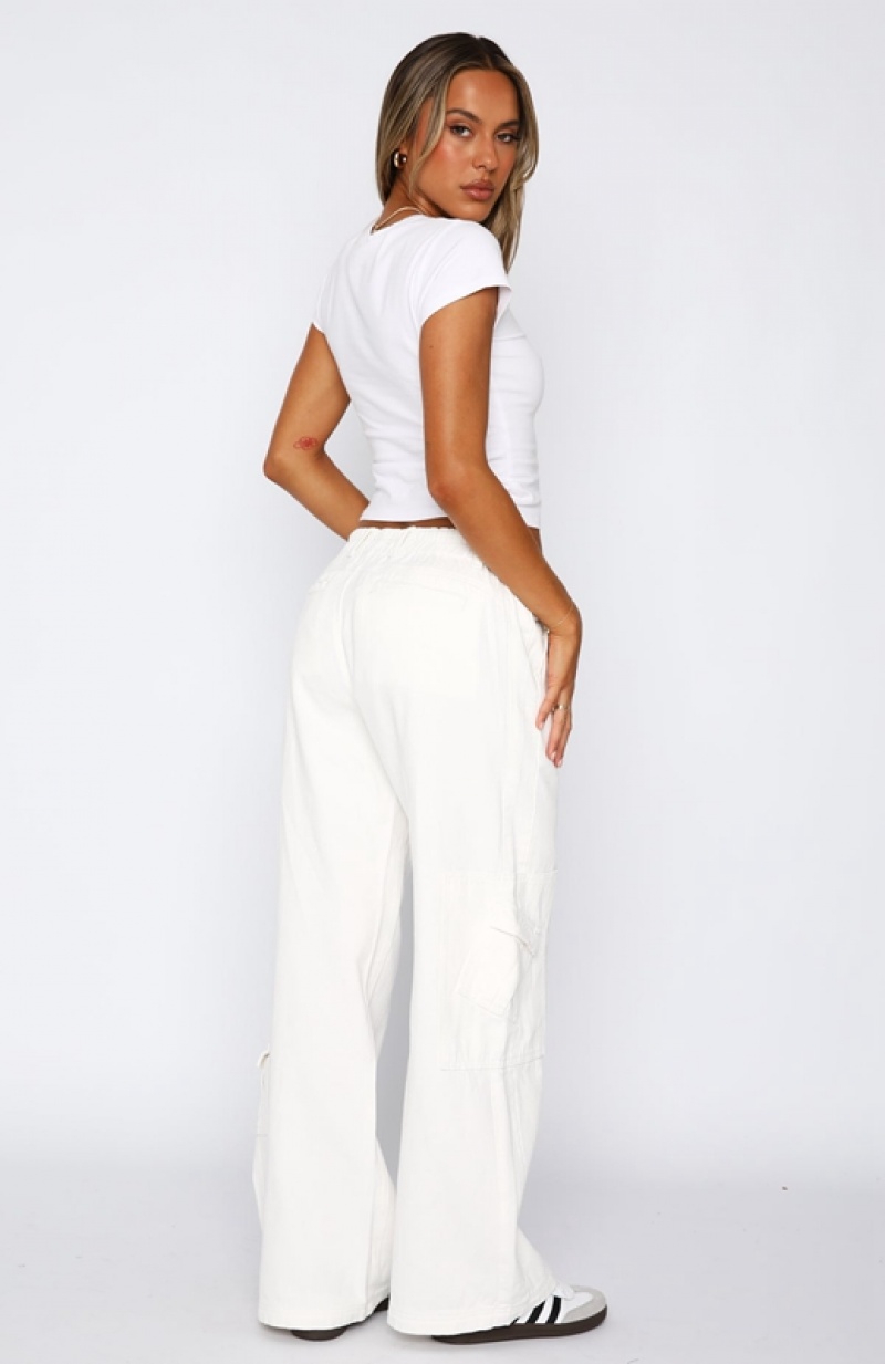 White White Fox Wait A Minute Women's Pants | BZAY-10278